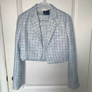 Dynamite Kora Cropped Blazer Only (Tweed)